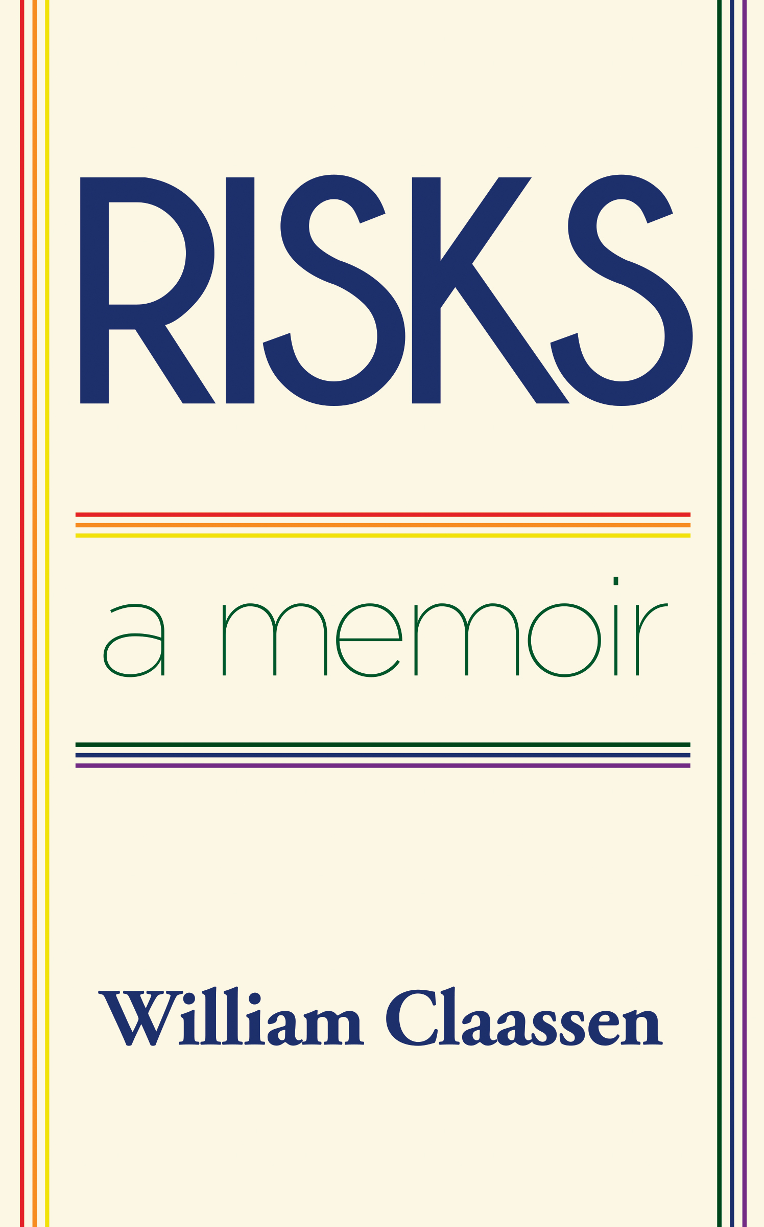 cover of RISKS: a memoir